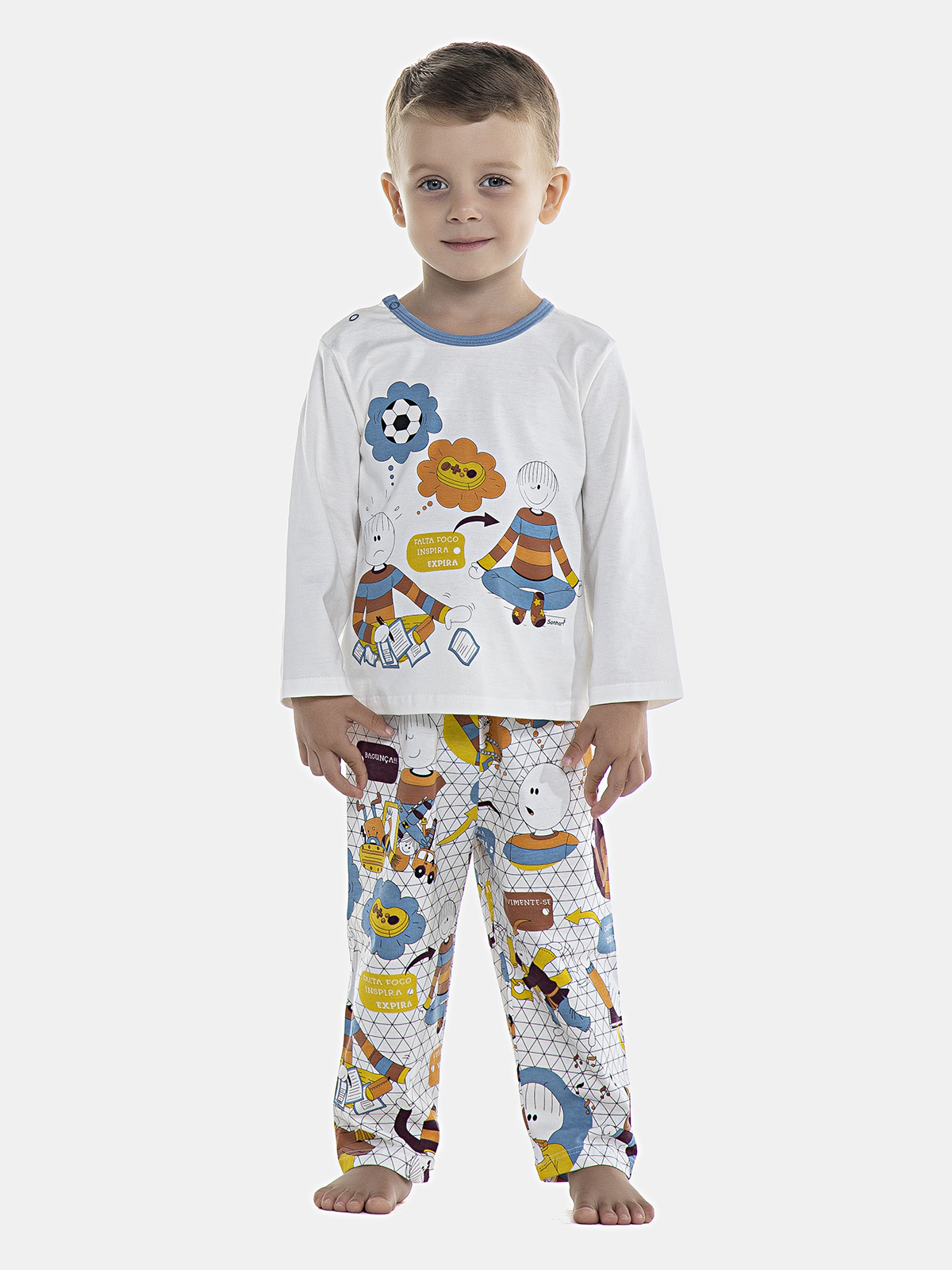 Pijama Manga Longa e Calça